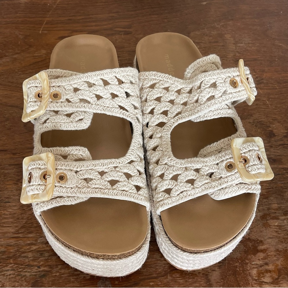 Madden Girl Bali Espadrille Platform Sandal, New, Size 8